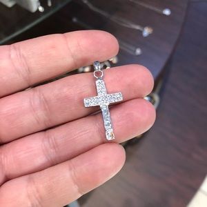 Stamped 925 sterling silver Italian Cross
